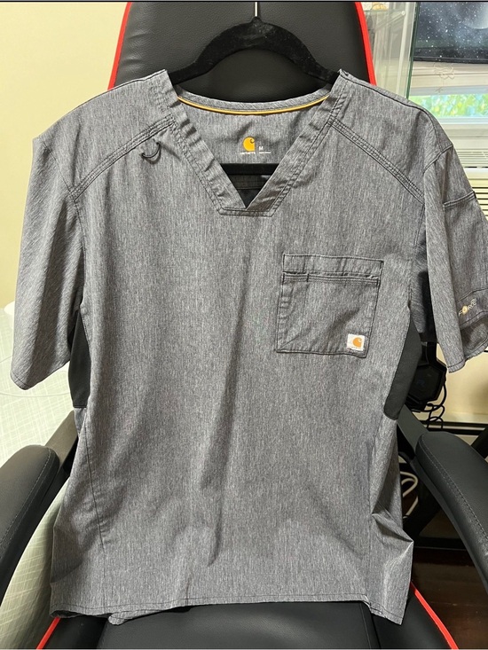 Carhartt Other - Carhartt Men’s Gray Short Sleeve V-Neck scrubs medium